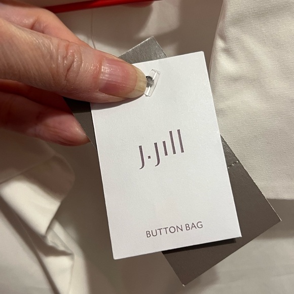 J. Jill Ivory Button-Up Blouse NWT - Picture 4 of 9